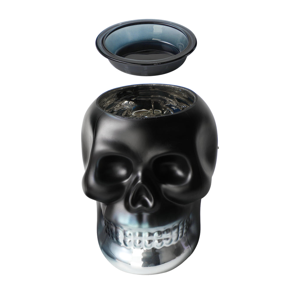 Better Homes & Gardens Halloween Ceramic Electric Plug-in Wax Melt Warmer with Farm Apple Pumpkin Wax Melts, Spooky Ghost
