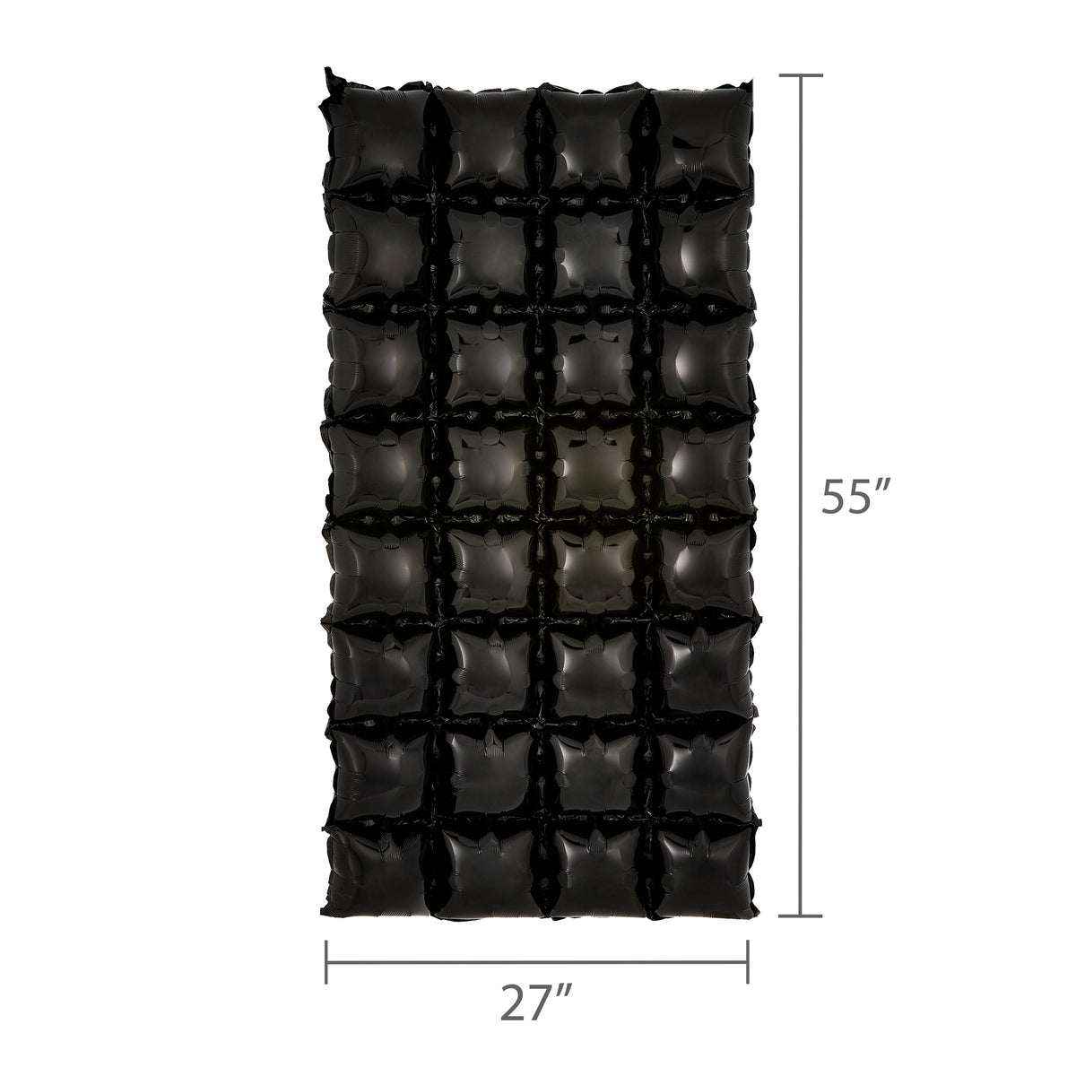 2 Count Foil Balloon Backdrops, Black, by Way To Celebrate