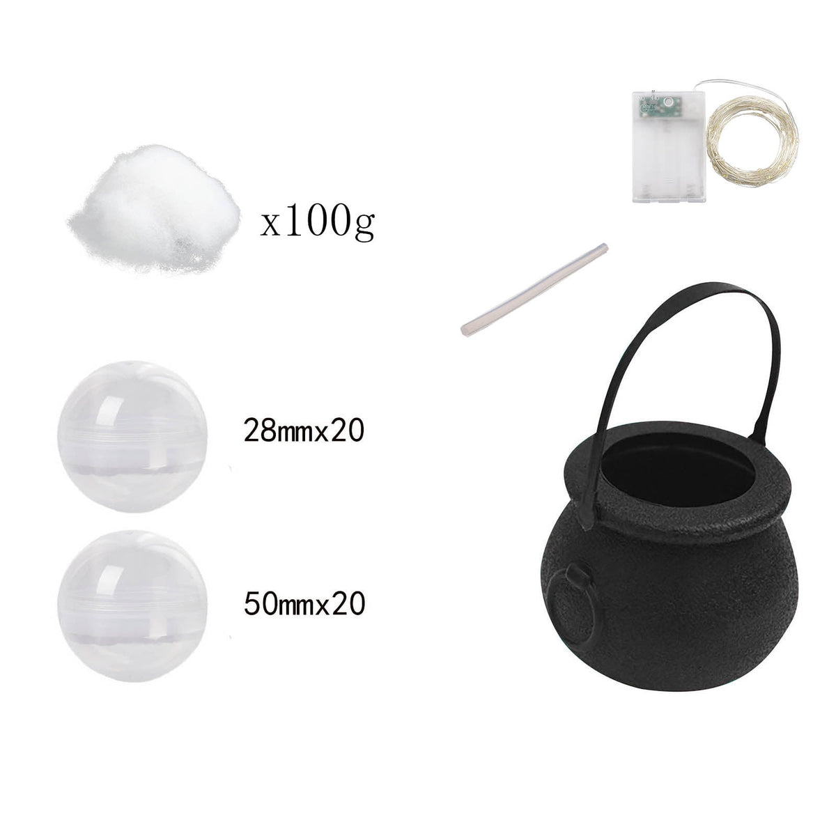 Muecwrye Halloween Decorations Outdoor, Halloween Clearance! Halloween Witches Cauldron on Tripod with Lights, DIY Bubbling Cauldron Set Decor for Home Porch Outside, Halloween Party Supplies