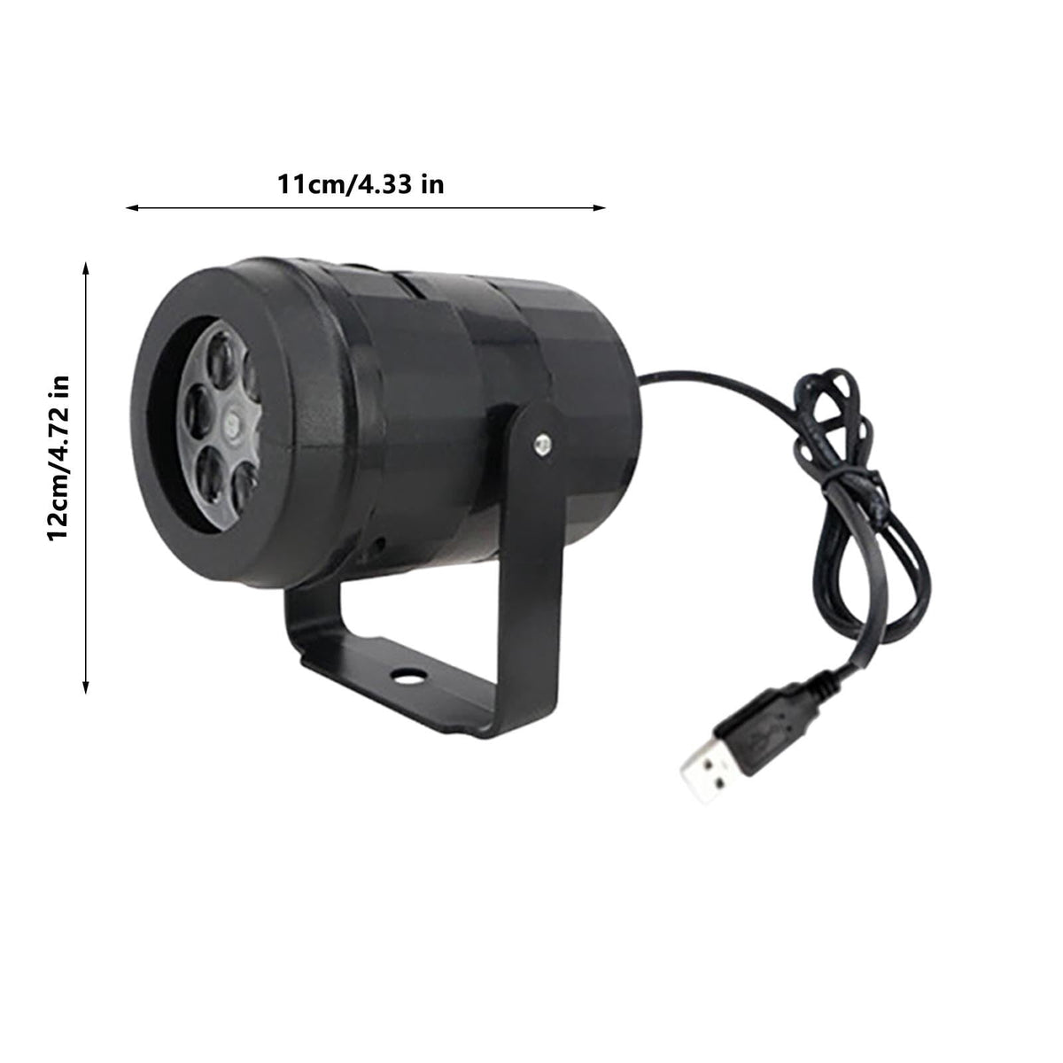 Loyerfyivos LED Christmas Snowman Snowflake HD Projection Light