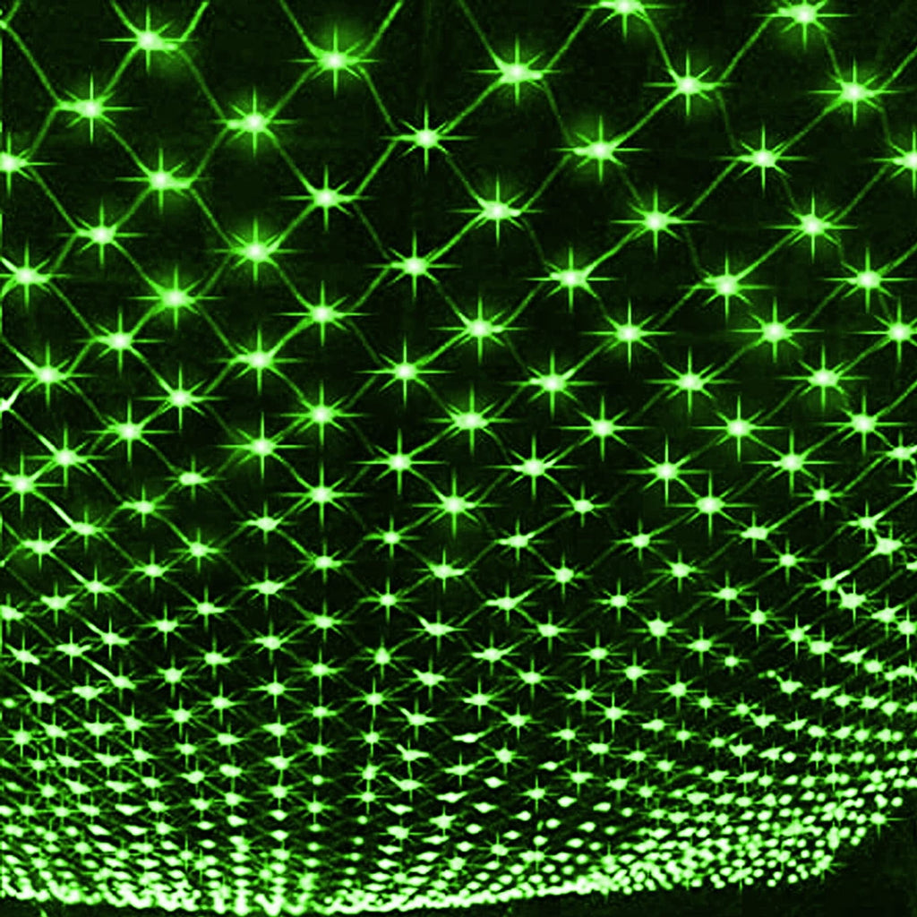 Dazzle Bright Christmas Net Lights, 360 LED 12FT x 5 FT Transparent Wire Waterproof Connectable String Lights with 8 Modes Christmas Outdoor Lights for Bushes Garden Party Holiday Decoration (Green)