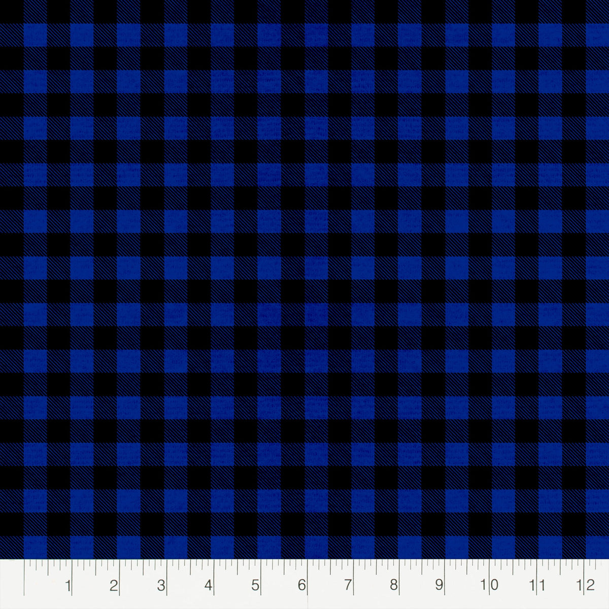 Create It 18"x21" Cotton Flannel Plaid Precut Sewing & Craft Fabric Bundle, Blue 15 Piece