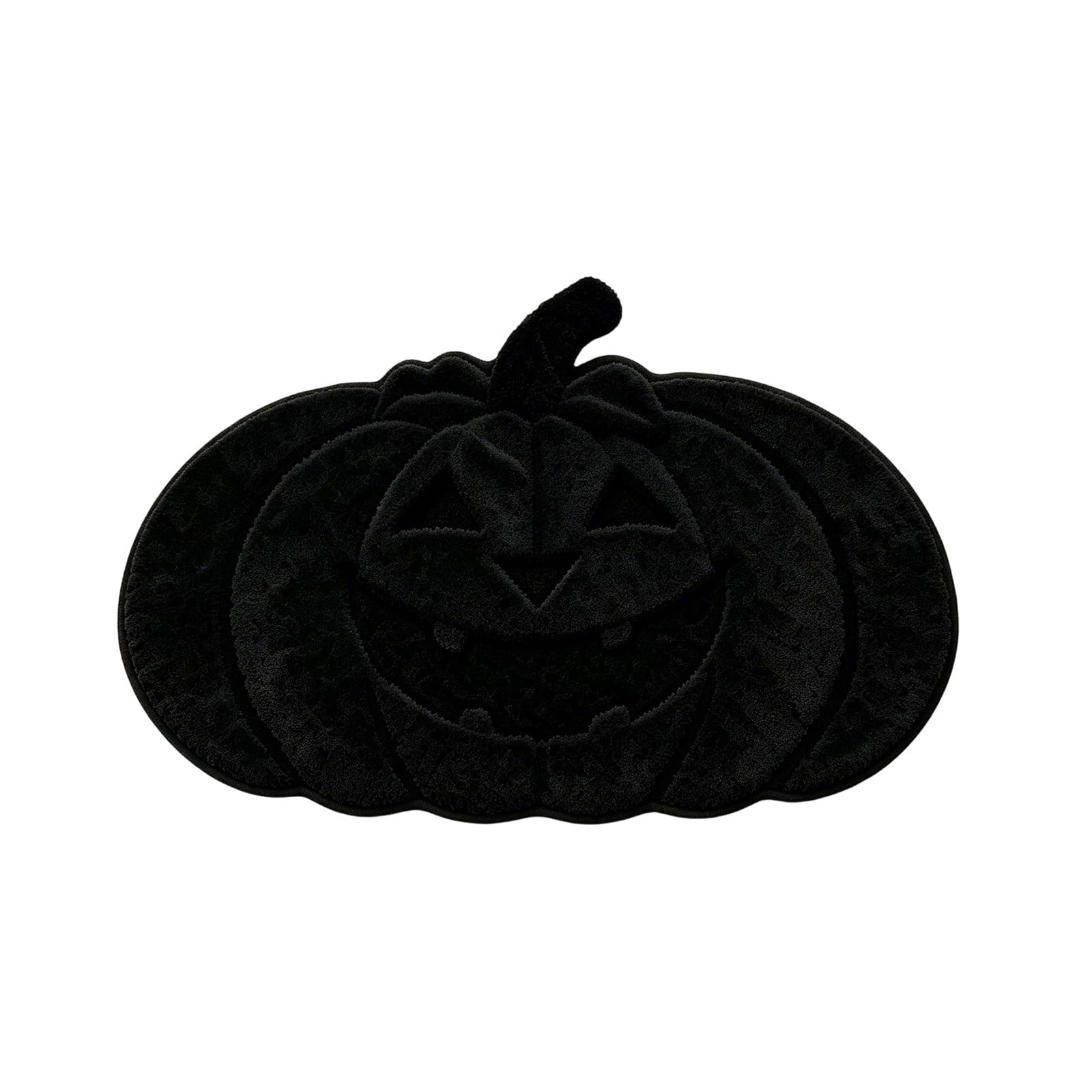 BZPIZ Halloween Cute Pumpkin Door Mat for Front Door, Doormat Outside Entrance, Halloween Decor for Porch and Entryway, Indoor & Outdoor Use Orange