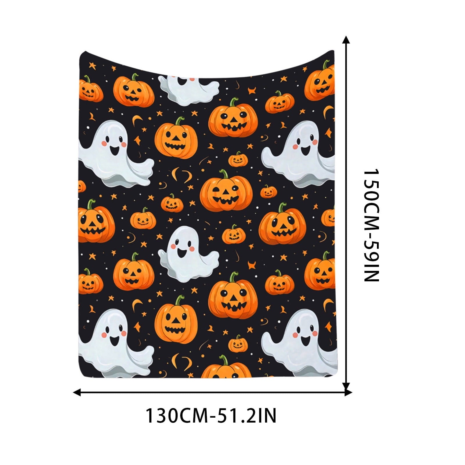 Black Halloween Mini LED Lantern Table Centerpiece 5.1 Inch for Indoor Decor, 2 Inch, 5 cm