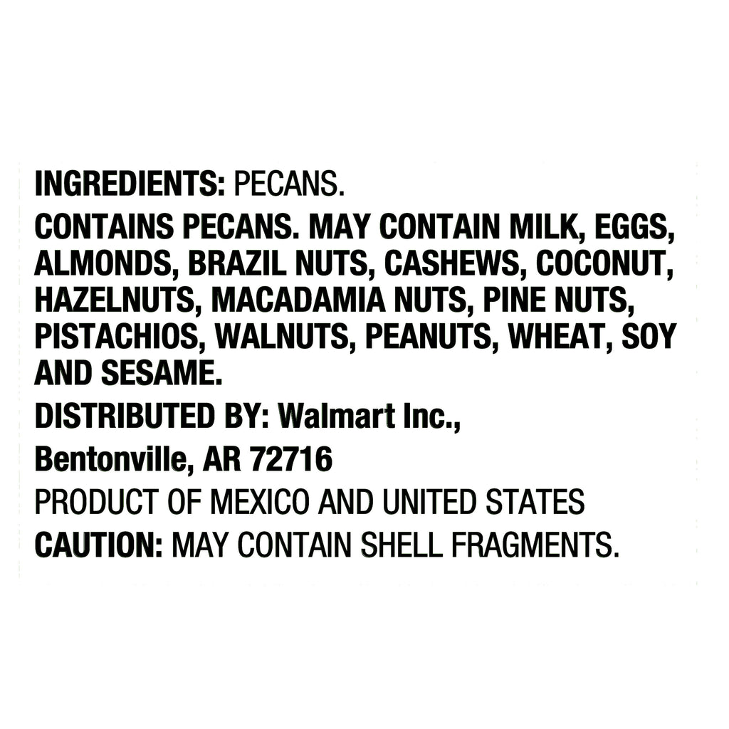 Great Value Chopped Pecans, 24 oz