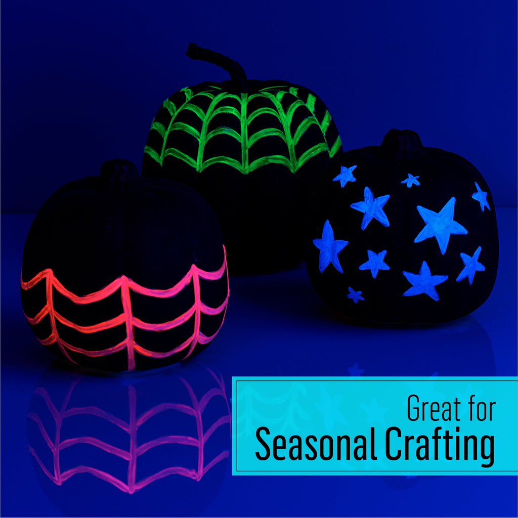 FolkArt Glow-in-the-Dark Acrylic Craft Paint, Matte Finish, Neutral, 2 fl oz