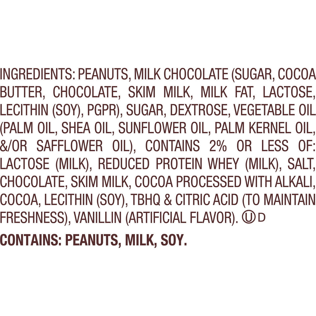 Reese's Milk Chocolate Snack Size Peanut Butter Cups Halloween Candy, Bulk Bag 54 oz, 90 Pieces