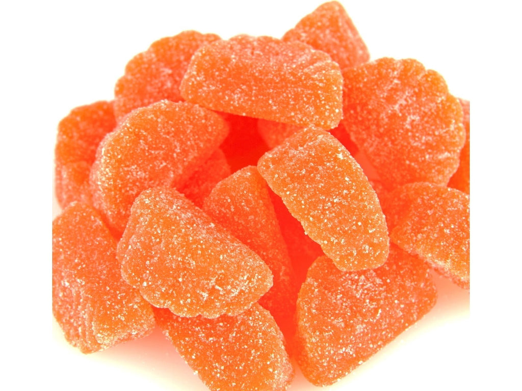 SweetGourmet Orange Fruit Slices, Sugar Coated Jelly Candy, 1-Pound Bulk Bag, Naturally Flavored, Gluten-Free