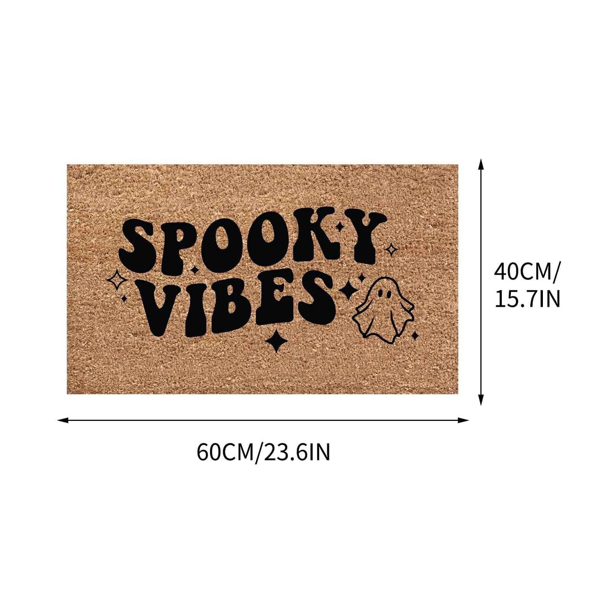 EWSFHUI Stay Spooky Doormat Halloween Welcome Indoor and Outdoor Mat Fall Entrance Artificial Coir Rug Spooky Skeleton Sign Gothic Home Decoration Warm House Gift,24"x16"