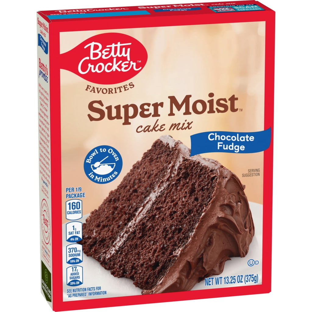 Betty Crocker Favorites Super Moist, Chocolate Fudge, Cake Mix, 13.25 oz
