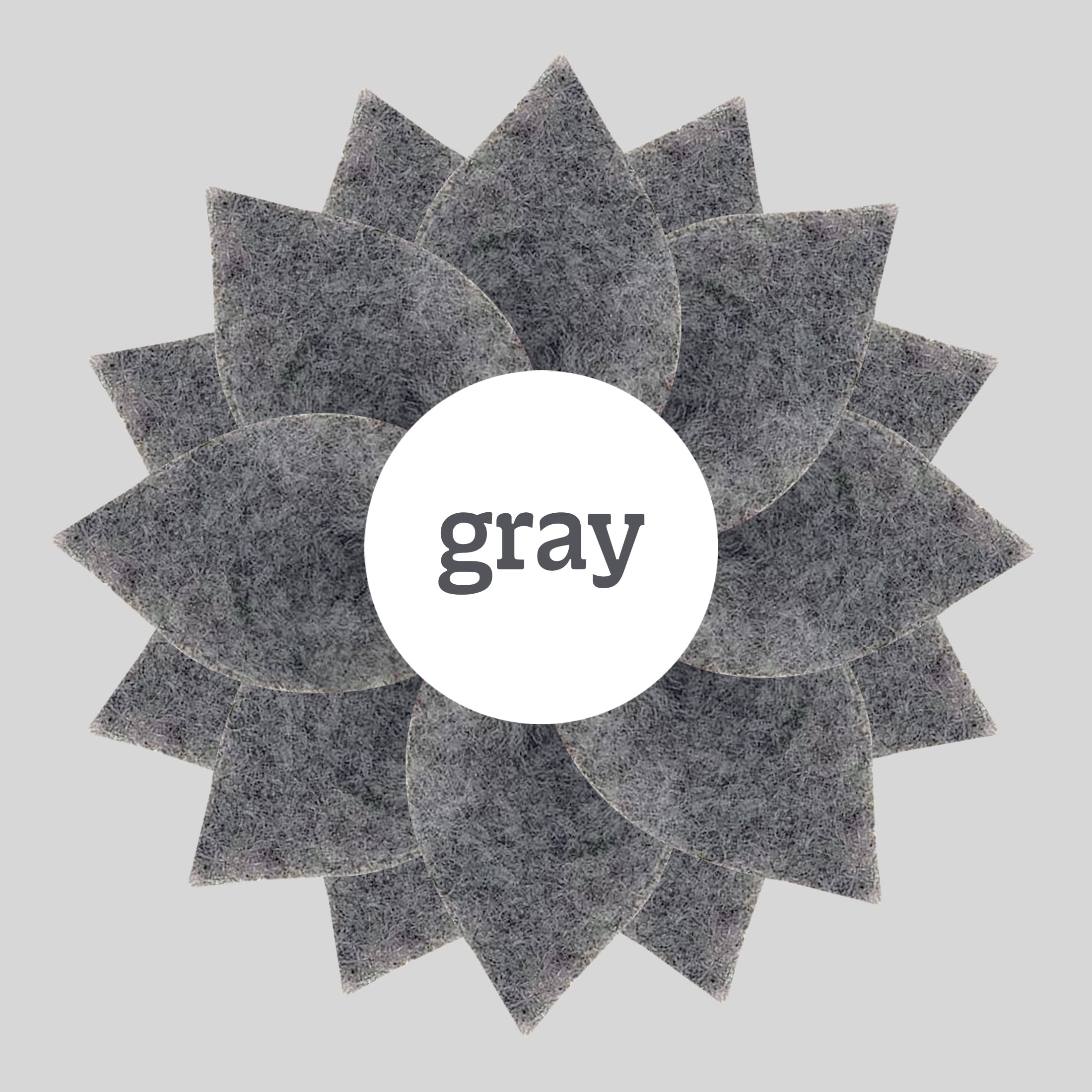 Hello Hobby Felt Sheet, Gray, 9 x 12 Inches