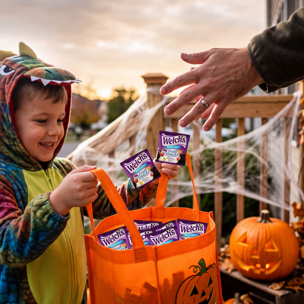 Welch's Fruit Snacks, Halloween, Mixed Fruit, Soft Kids Snacks, 0.5 oz, 26 Count