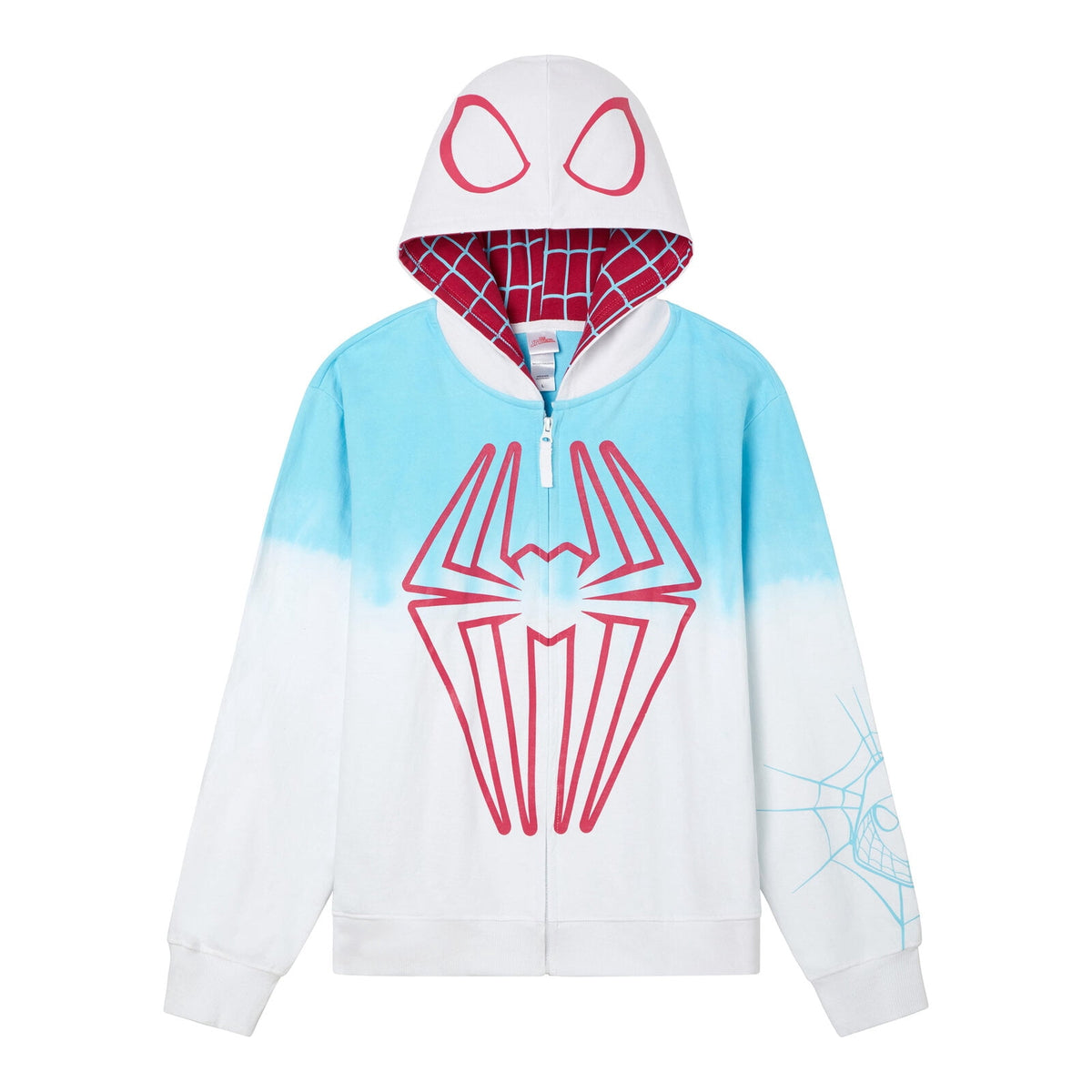 Marvel Spider-Man Little Boys' Cosplay Fleece Zip-Up Hoodie Miles Morales Black