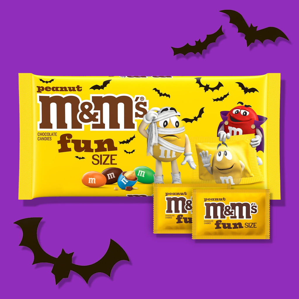 M&M's Milk Chocolate Fun Size Halloween Chocolate Candy - 10.53oz Bag