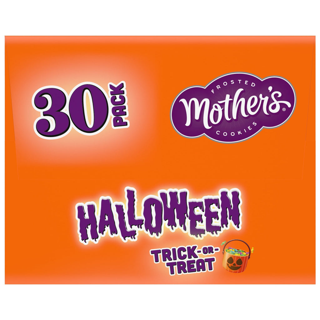 Mother's Eerie Critters, Halloween Snacks, Frosted Animal Cookies, 30 Pack, 0.5 oz Each