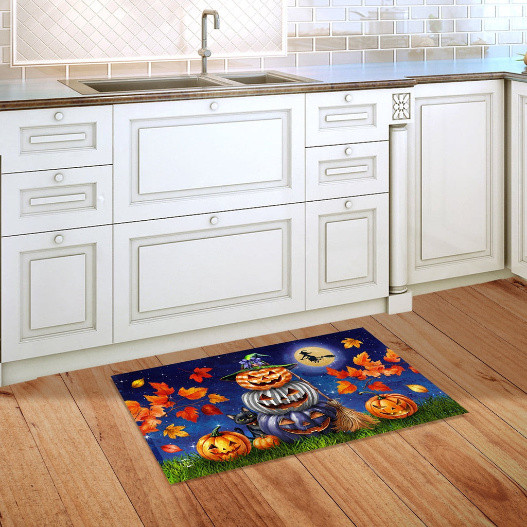 Briarwood Lane Doormat 30x18 Indoor Outdoor Halloween Pumpkin Stack For Halloween Doormat