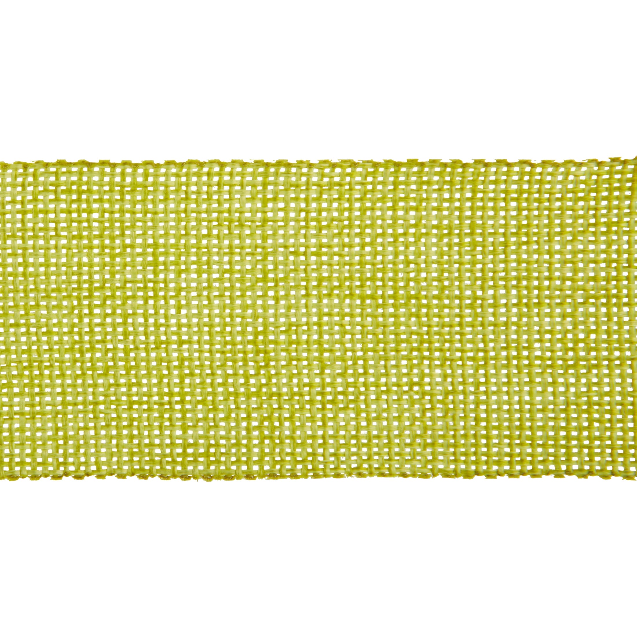 Offray Ribbon, Torrid Orange 1 1/2 inch Woven Burlap Woven Ribbon, 9 feet