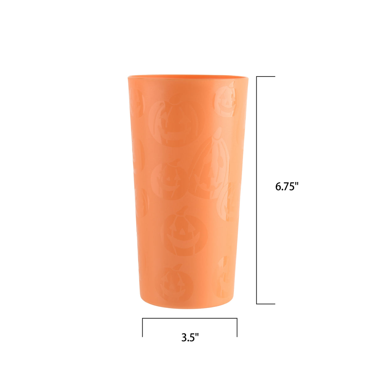 Mainstays 26 oz Round Plastic Skeleton Tumbler, Purple