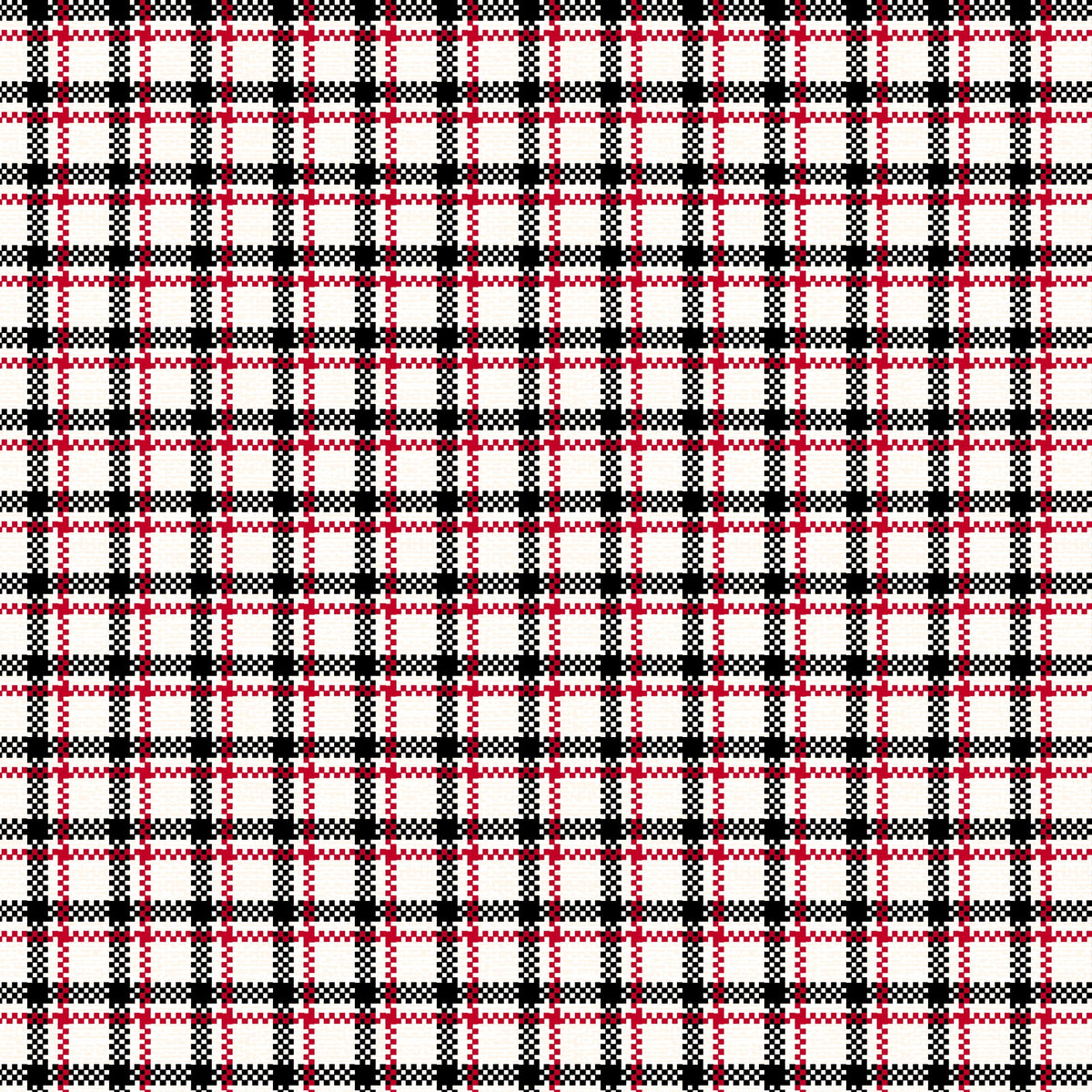 Create It 18"x21" Cotton Flannel Plaid Precut Sewing & Craft Fabric Bundle, Red 5 Piece