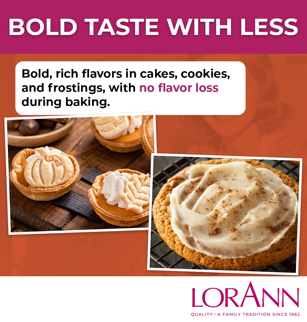 LorAnn Oils Pumpkin Spice Flavoring For Baking - Emulsion Pumpkin Spice Extract Substitute - 4 oz