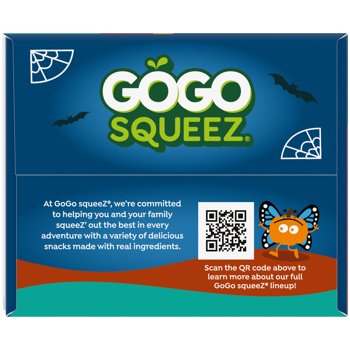 GoGo squeeZ No Sugar Added Halloween Apple Pumpkin Spice Variety Pack, 3.2 oz (20 Pack)