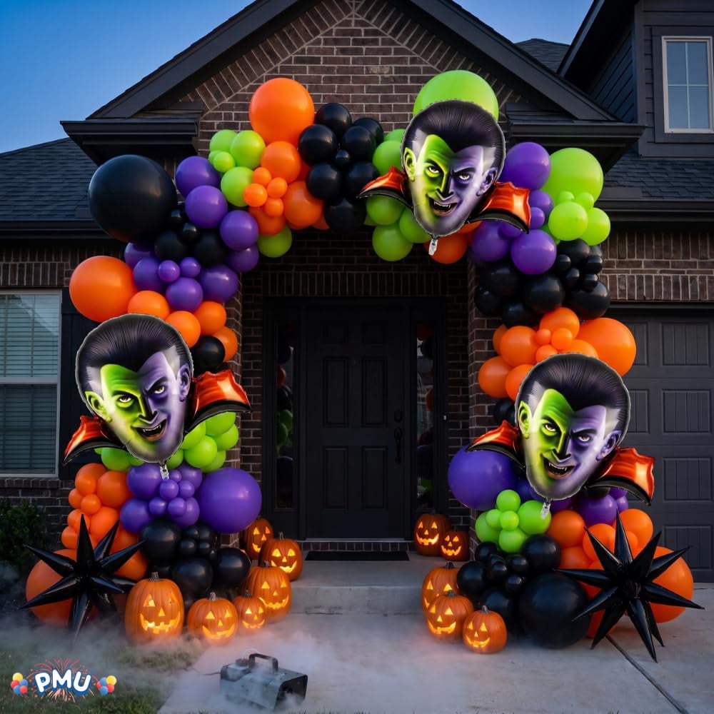 PMU Halloween Flying Ghost 24 Inch Mylar-Foil Balloon (10/pkg) Pkg/1