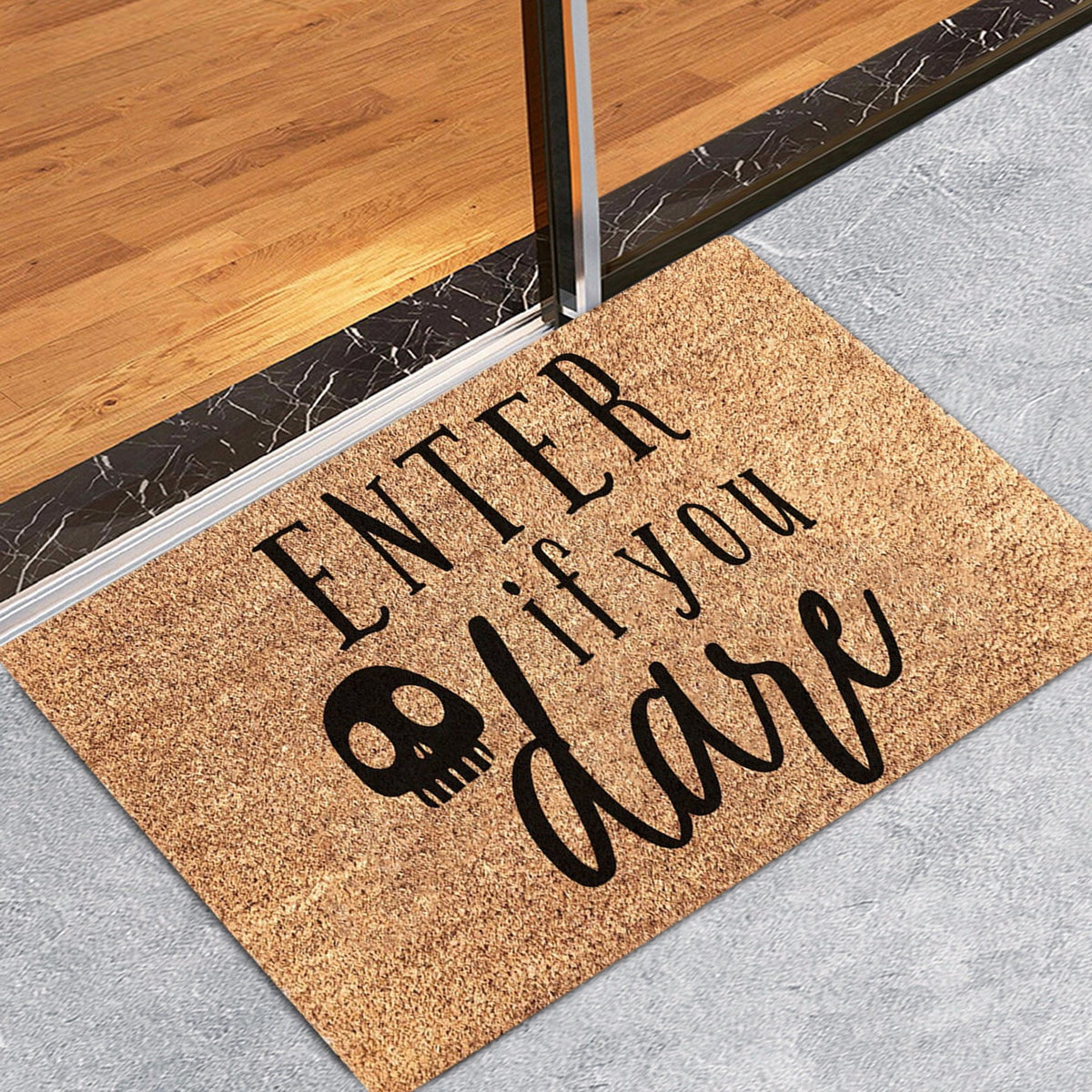 ZToonmas 15" x 23" Vintage Halloween Rugs, Halloween Horror Print Outdoor Rugs Floor Mat Hallway Kitchen Foot Mat Soft Non-Slip
