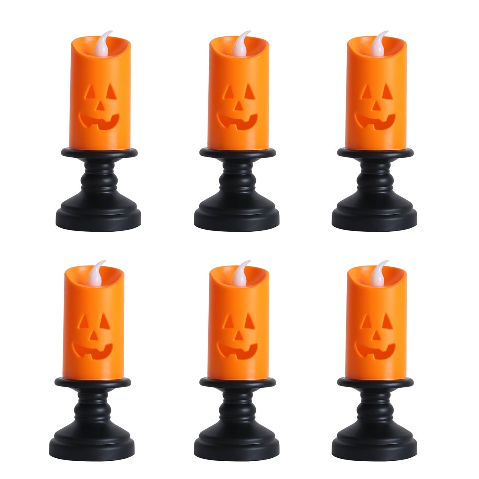 Qocolcyl 2 Pack Halloween Skeleton Lights Decorations, Halloween Candles Lamp Decoration Ornament Indoor Outdoor, Halloween Scary Decor for Home Room Table Outside Yard Lawn Garden Party Supplies