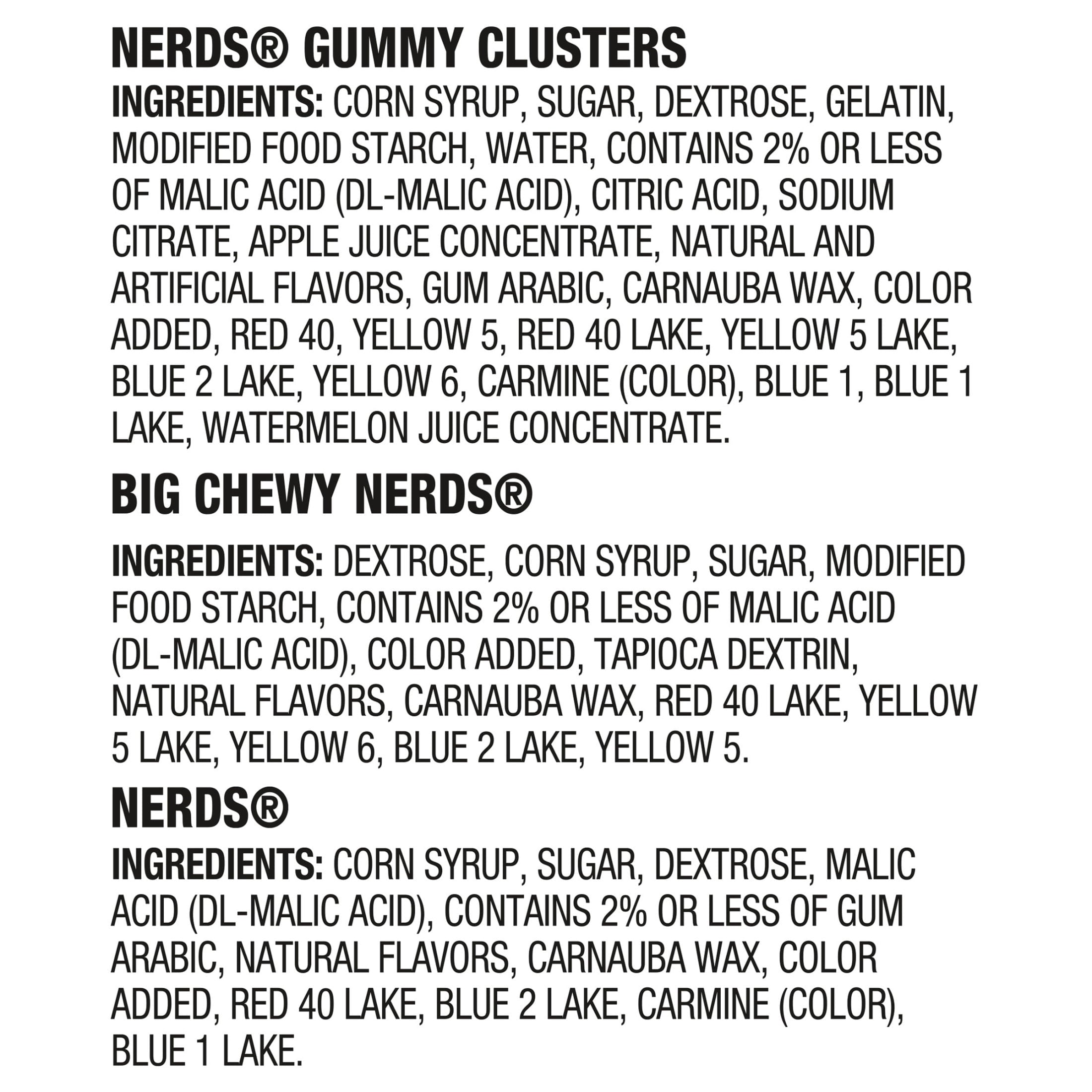 Nerds Halloween Assorted Candy, Halloween Trick-or-Treat Variety Bag, NERDS Gummy Clusters, Big Chewy, Originals Strawberry and Grape, 70 Count, 32.21 Ounces