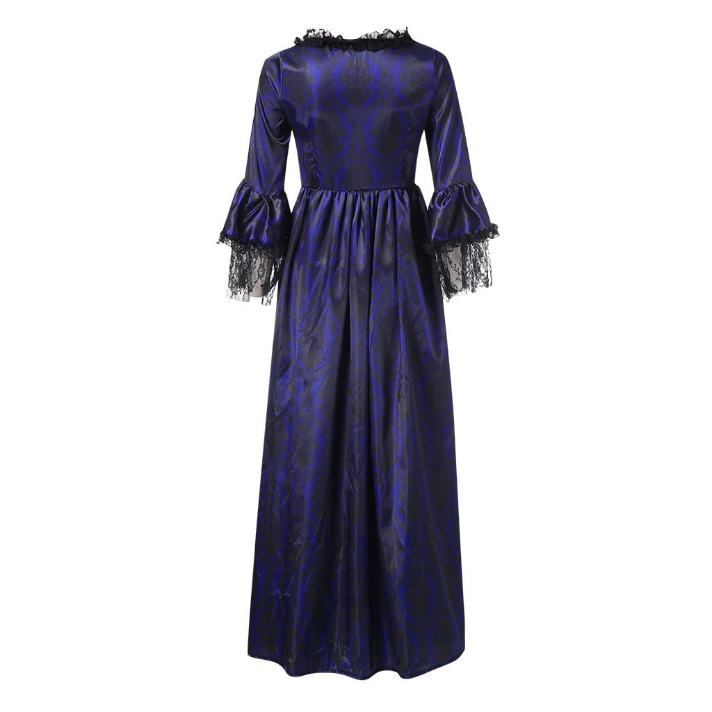 UPPADA Plus Size Victorian Dress for Women Lace Up Flare Sleeve Ball Gown with Corset Evening Party Maxi Gowns Vintage Cocktail Dress Wedding Dresses Early