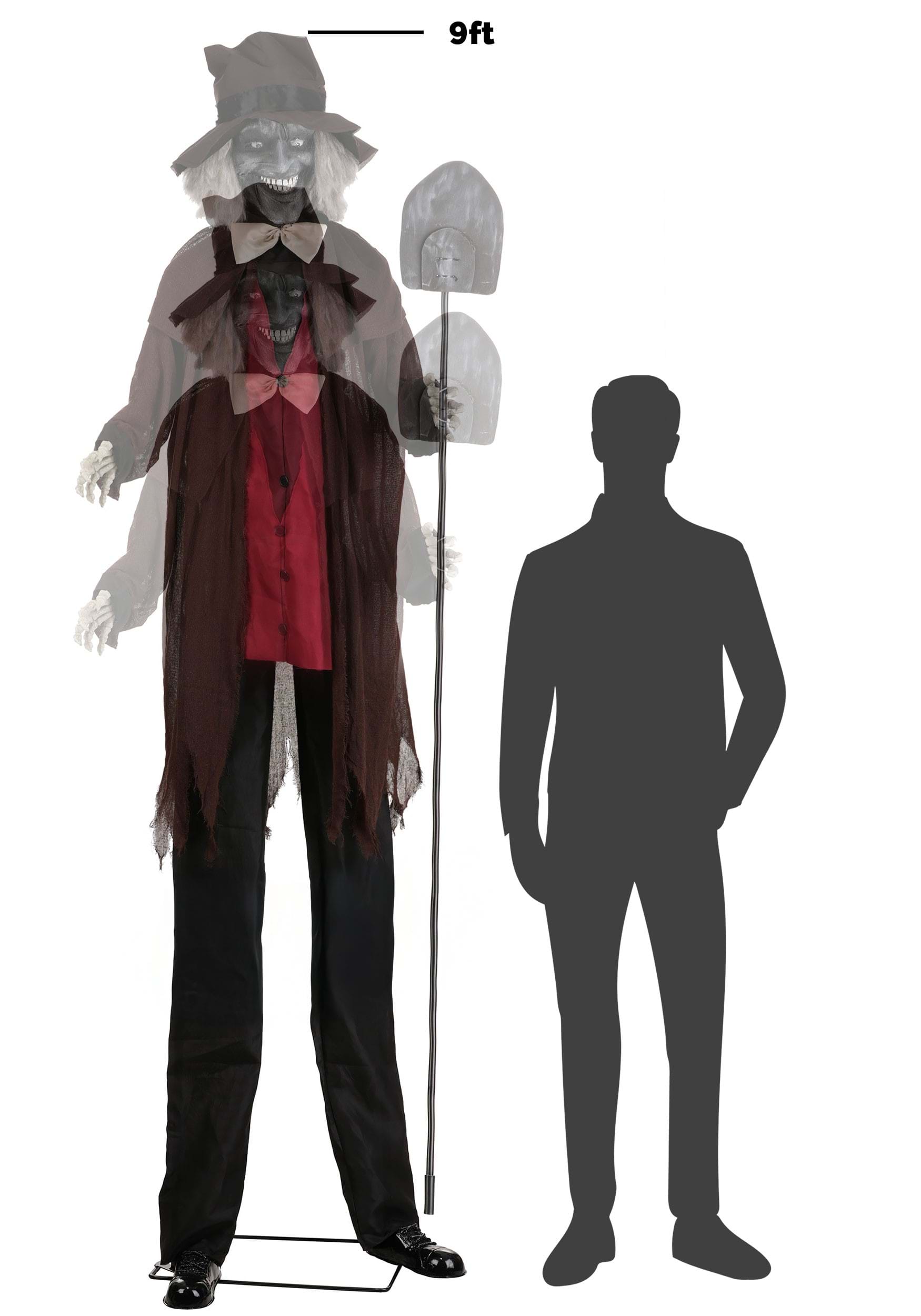 7.5FT Gregor the Grave Digger Animated Decoration - Scream Saver
