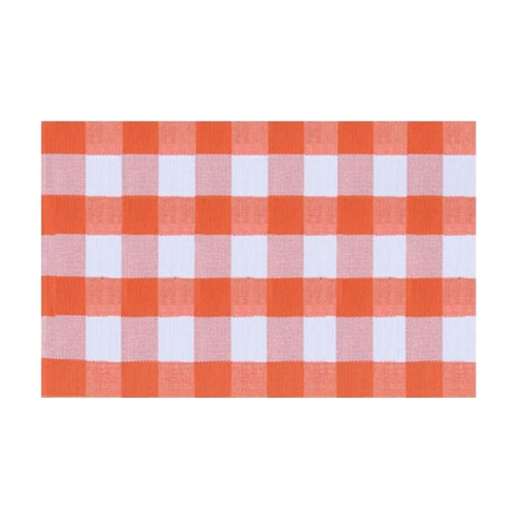 Fnochy Halloween Door Mat Outdoor 23.6"x35.4", Fall Decor Buffalo Plaid Outdoor Rug, Farmhouse Checkered Layered Welcome Door Mat for Entryway, Halloween Front Porch Decor, Orange and White