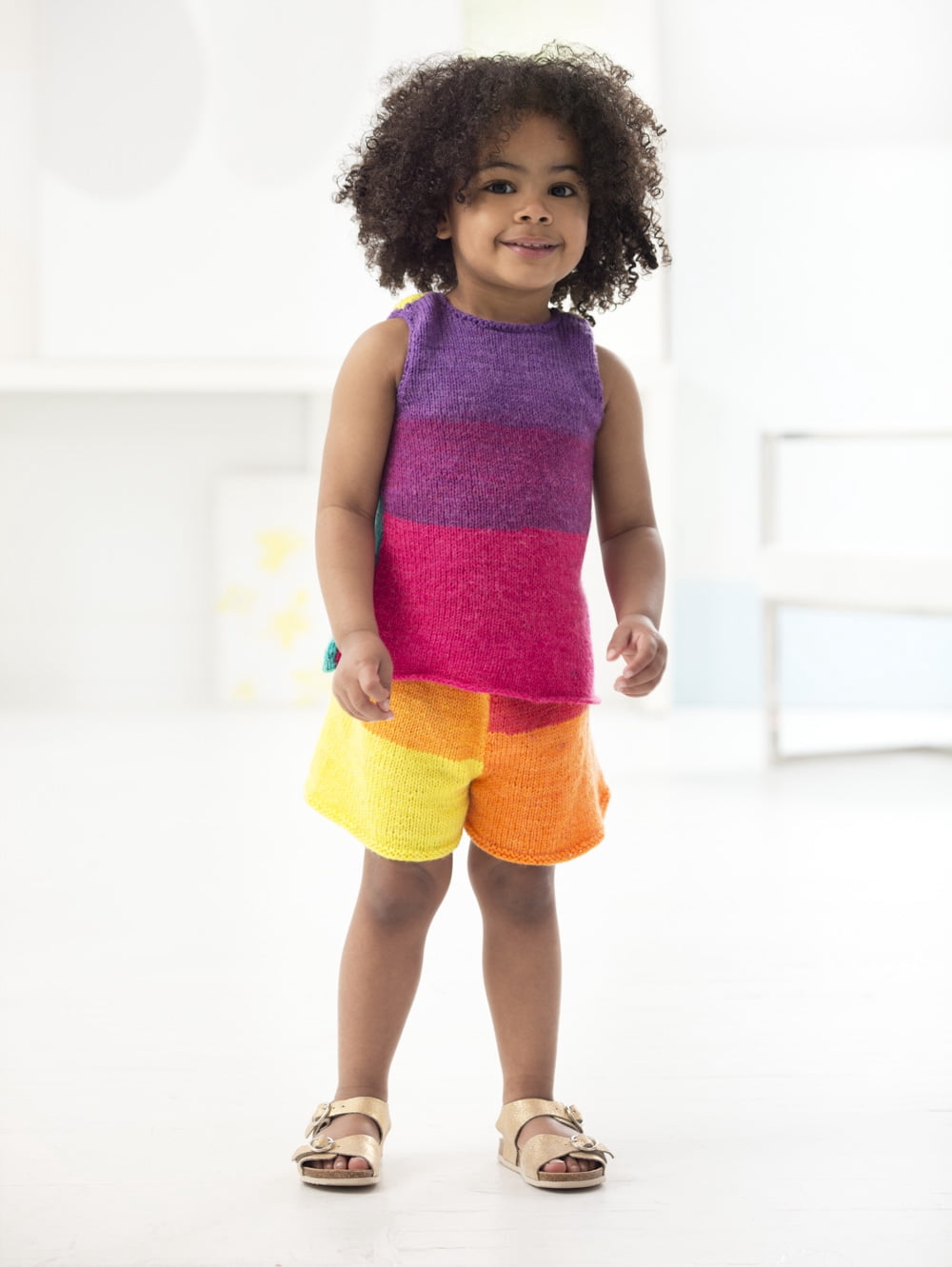 Lion Brand Yarn Mandala Groot Self-Striping Light Acrylic Multi-color Yarn