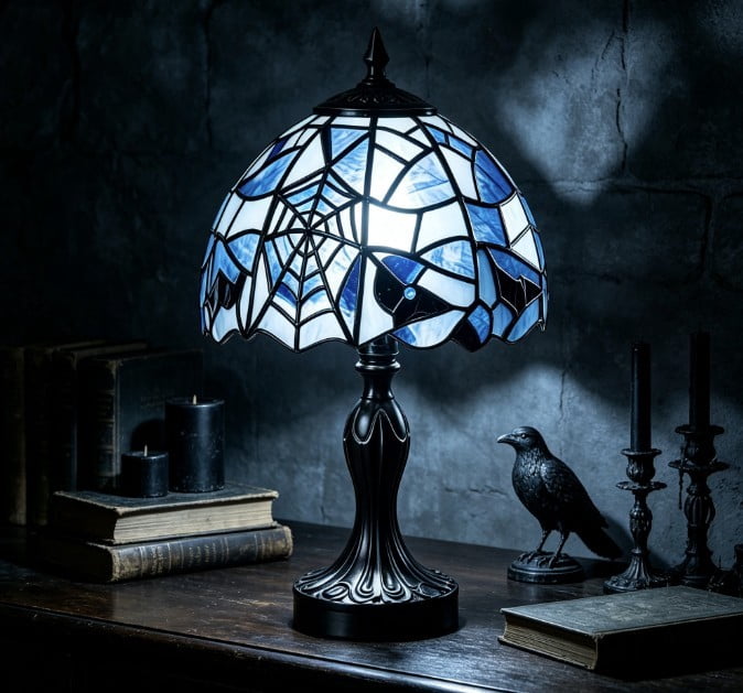 Halloween Decor Witch Hat Lamp, LED Halloween Night Light, Halloween Decorations Indoor, Witchy Decor for Shelf Mantel Table, Gothic Home Decoration