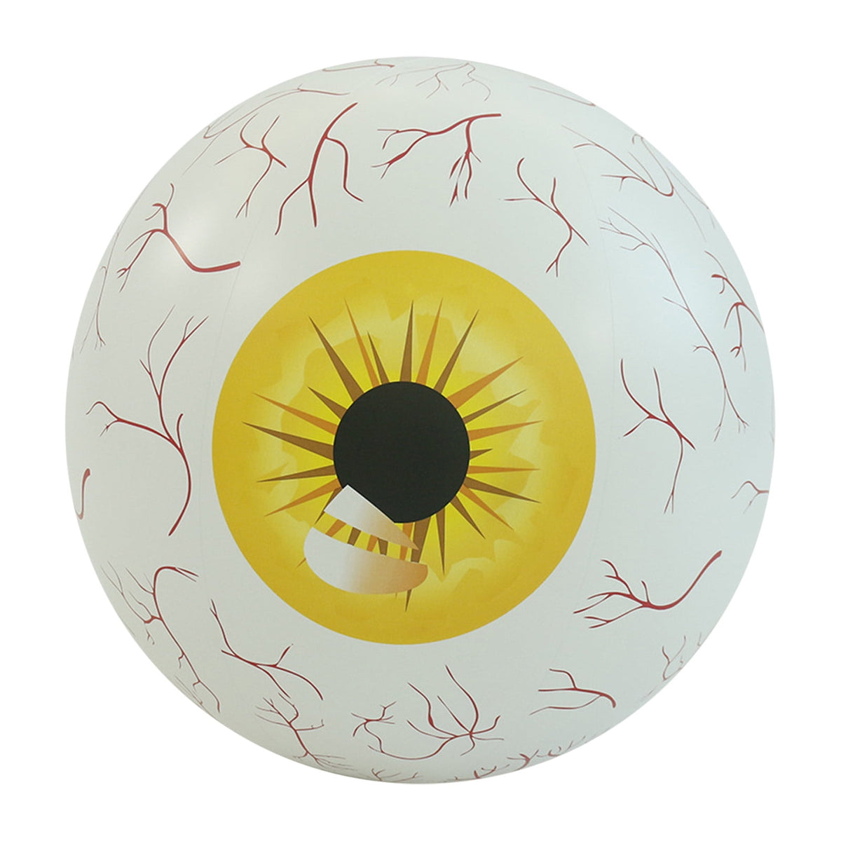 Kumdkd 15.7" Halloween LED Eyeball Inflatable Decor - Color Changing Party Balloon with Remote Control for Indoor/Outdoor Scary Decorations