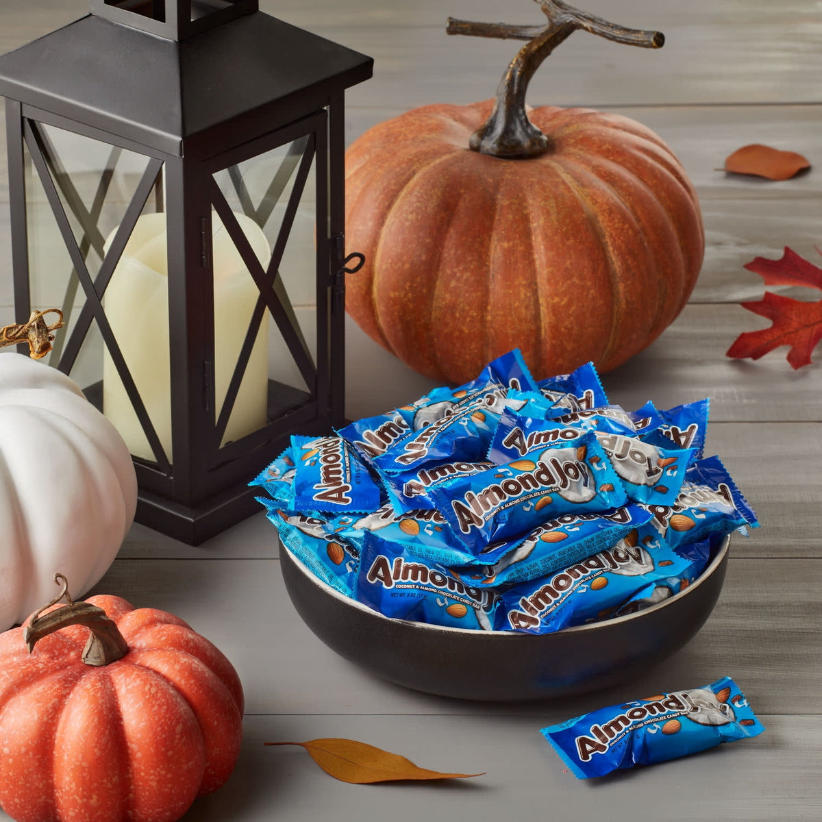 (2 pack) Almond Joy Coconut and Almond Chocolate Snack Size, Halloween Candy Jumbo Bag, 20.1 oz