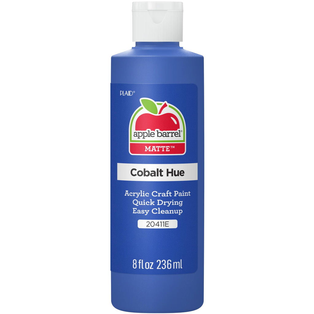 Apple Barrel Acrylic Craft Paint, Matte Finish, White, 8 fl oz
