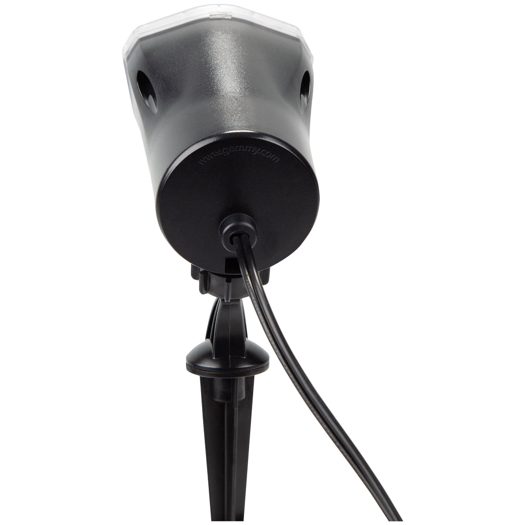 Halloween Whirl-a-Motion Ghost LED Projector Lights by Lightshow Brand Outdoor Décor, 11.5 in