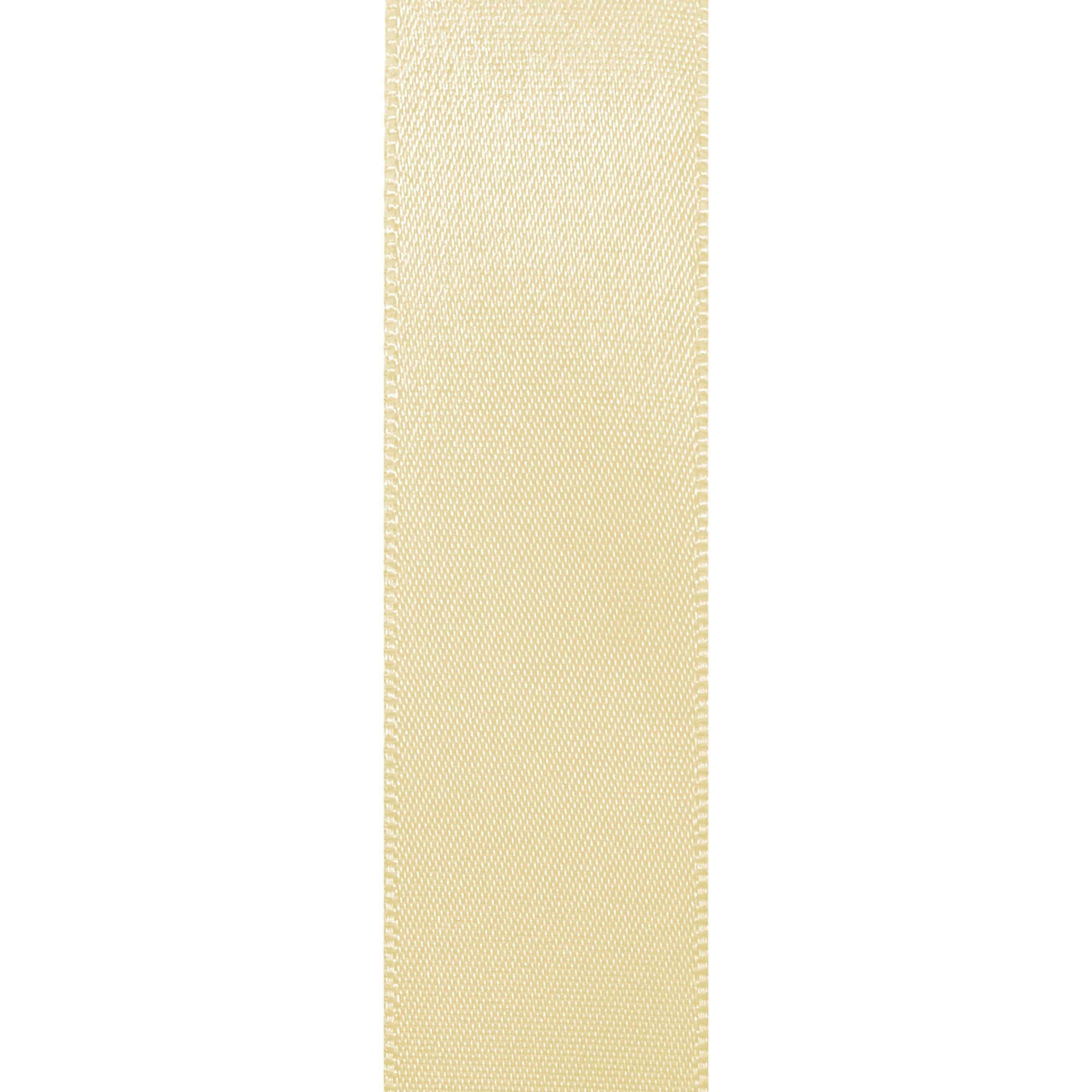 White Double Faced Satin Ribbon for Wedding and Crafts, 7/8" x 100 Yards by Gwen Studios