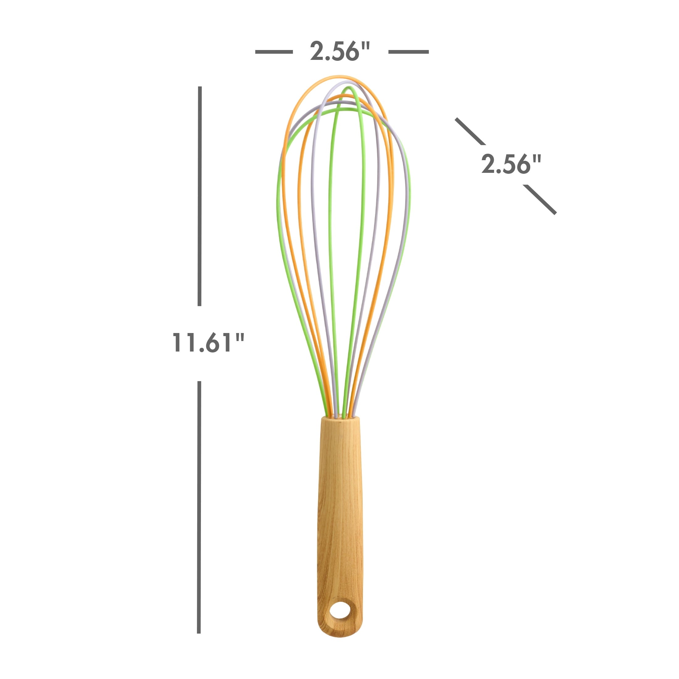 Way To Celebrate 3-Piece Baking Tool Set, Orange, Green, Purple