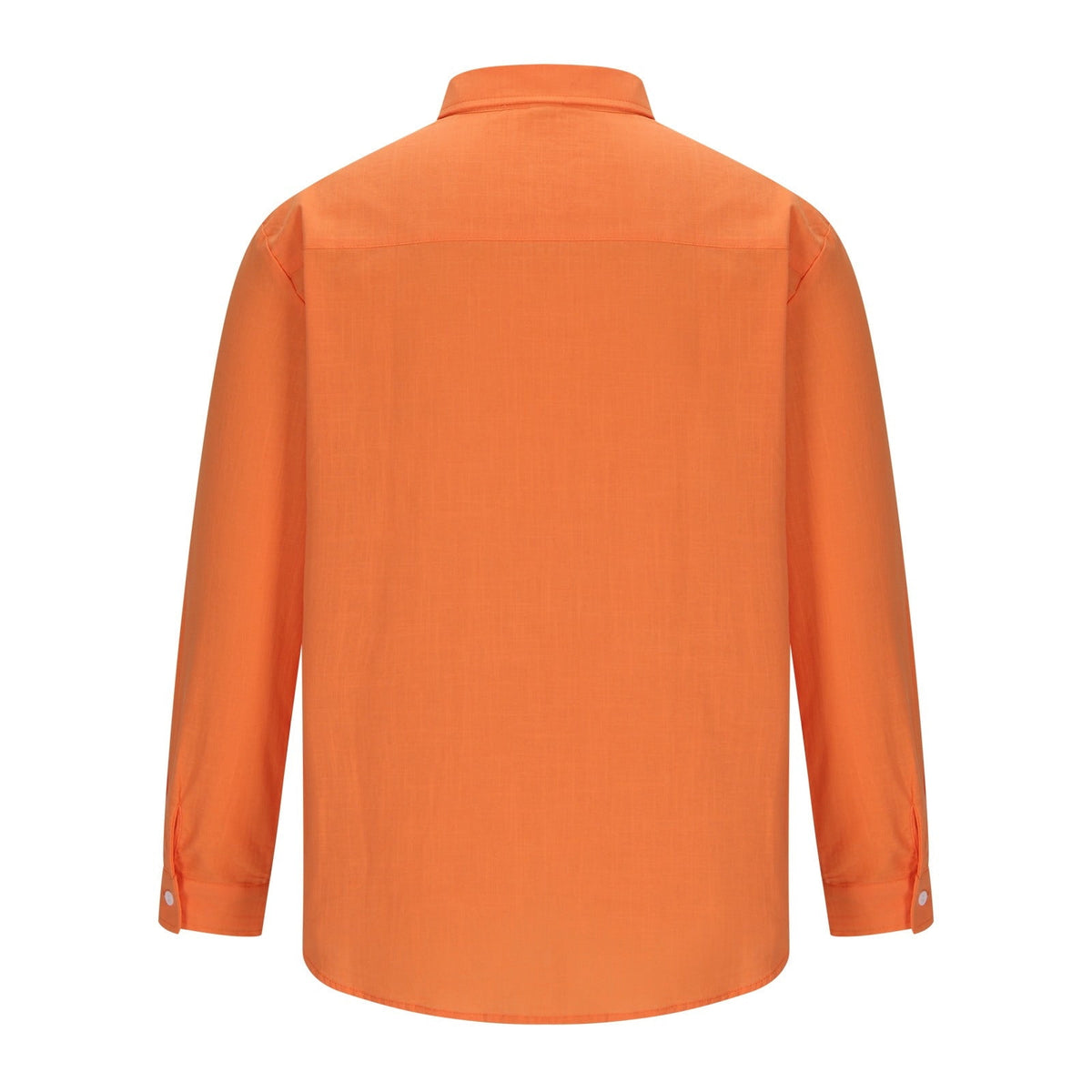 YLSDY Men's Medieval Renaissance Pirate Shirt Vintage Linen Tunic Tops V-Neck Long Sleeve Lace-Up Loose Fit Blouse Orange XXXL