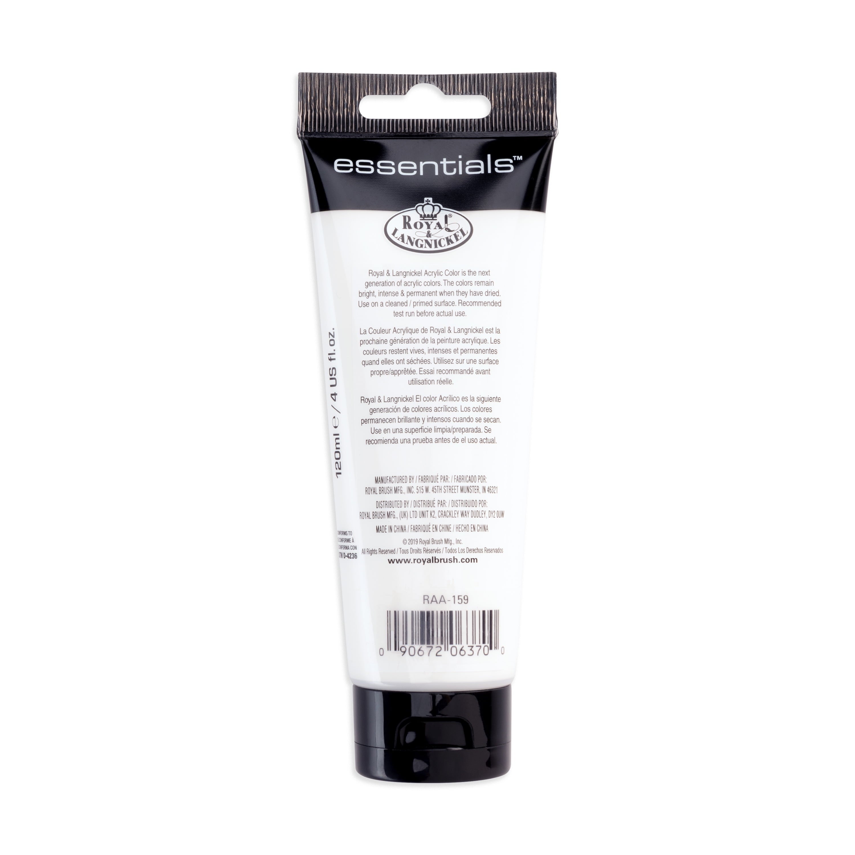 Royal & Langnickel Essentials 120ml Primary Yellow Acrylic Artist Paint