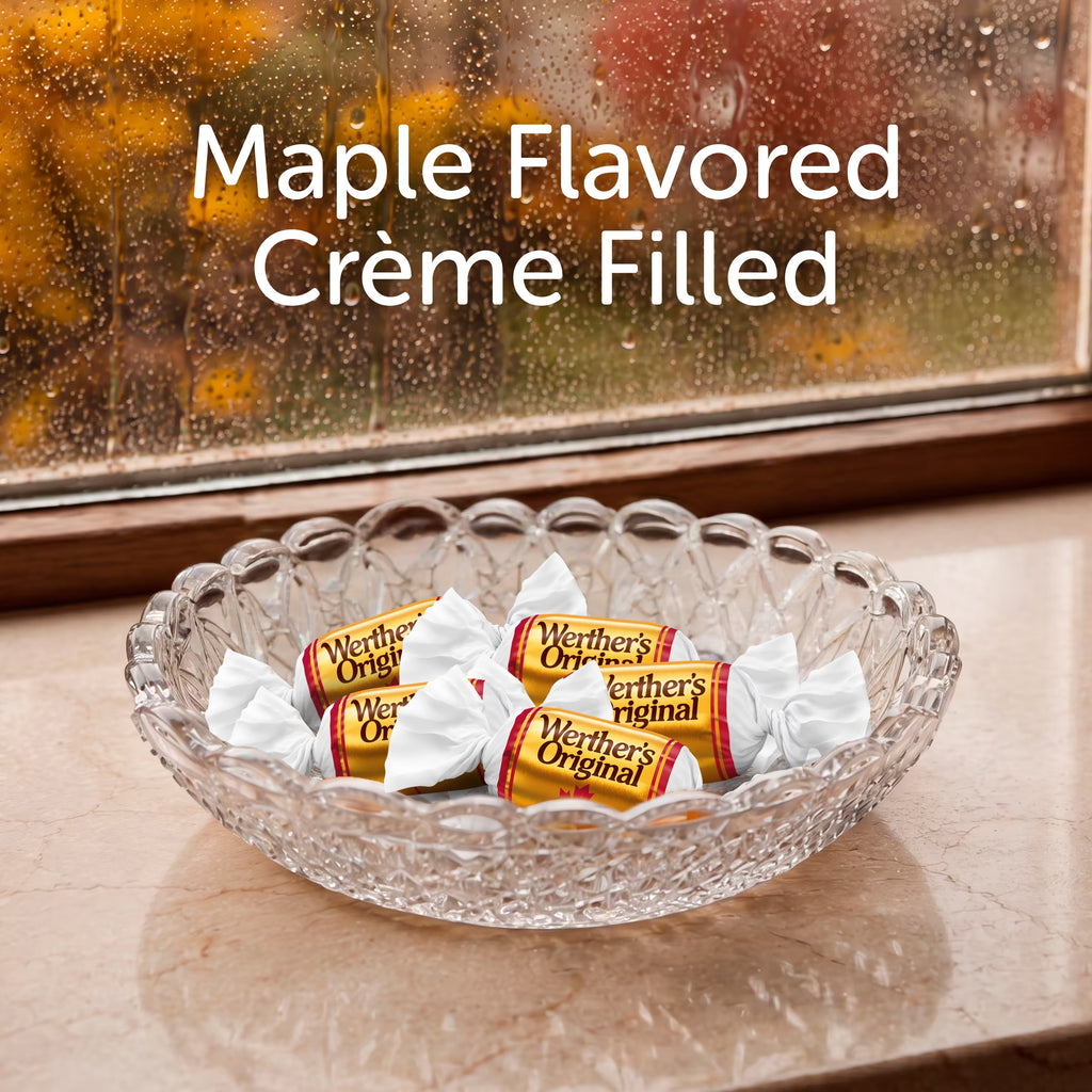 Werther's Original Limited Edition Fall Harvest Maple Crème Soft Caramels, 7.4 oz Bag