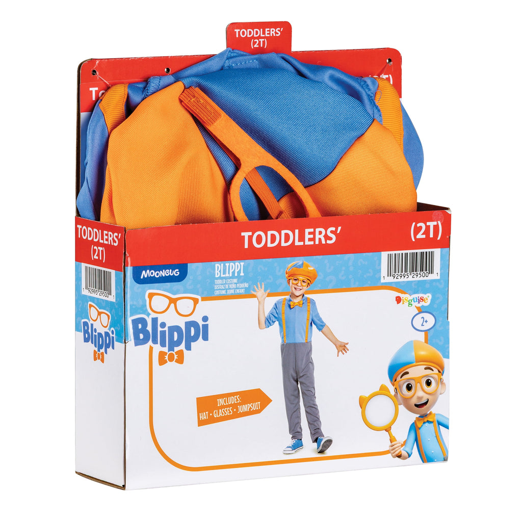 Blippi 'Blippi' Halloween Costume for Children, Toddlers Size 3T-4T, by Disguise