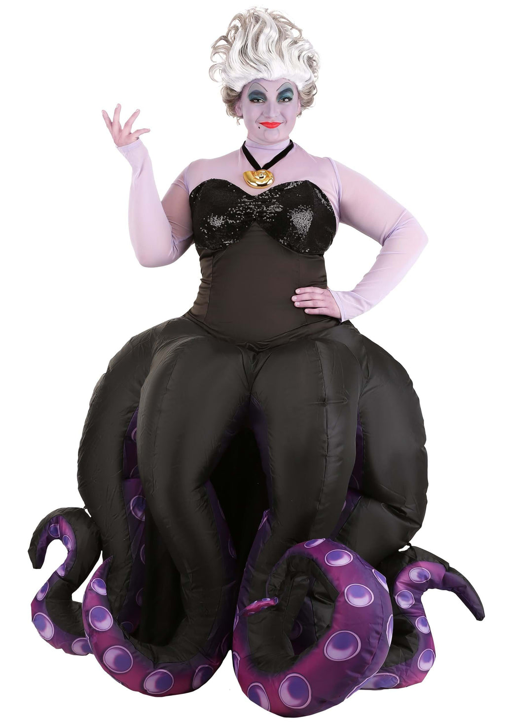 Women's Plus Size Little Mermaid Ursula Prestige Costume