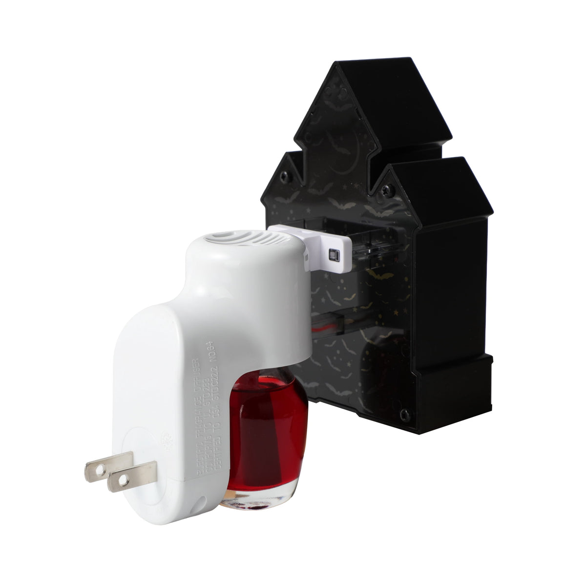 Better Homes & Gardens Aroma Accents Black House Fragrance Oil Plug-in, Spiced Apple Cinnamon
