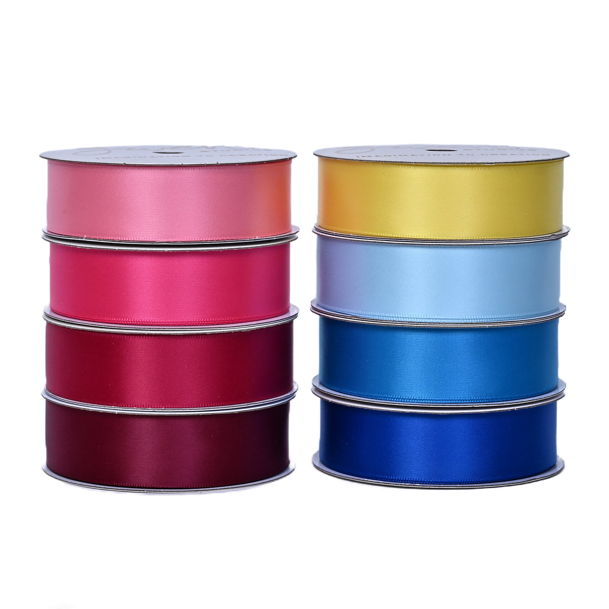 Gwen Studios 7/8" Hot Pink Satin Ribbon, 7 Yards