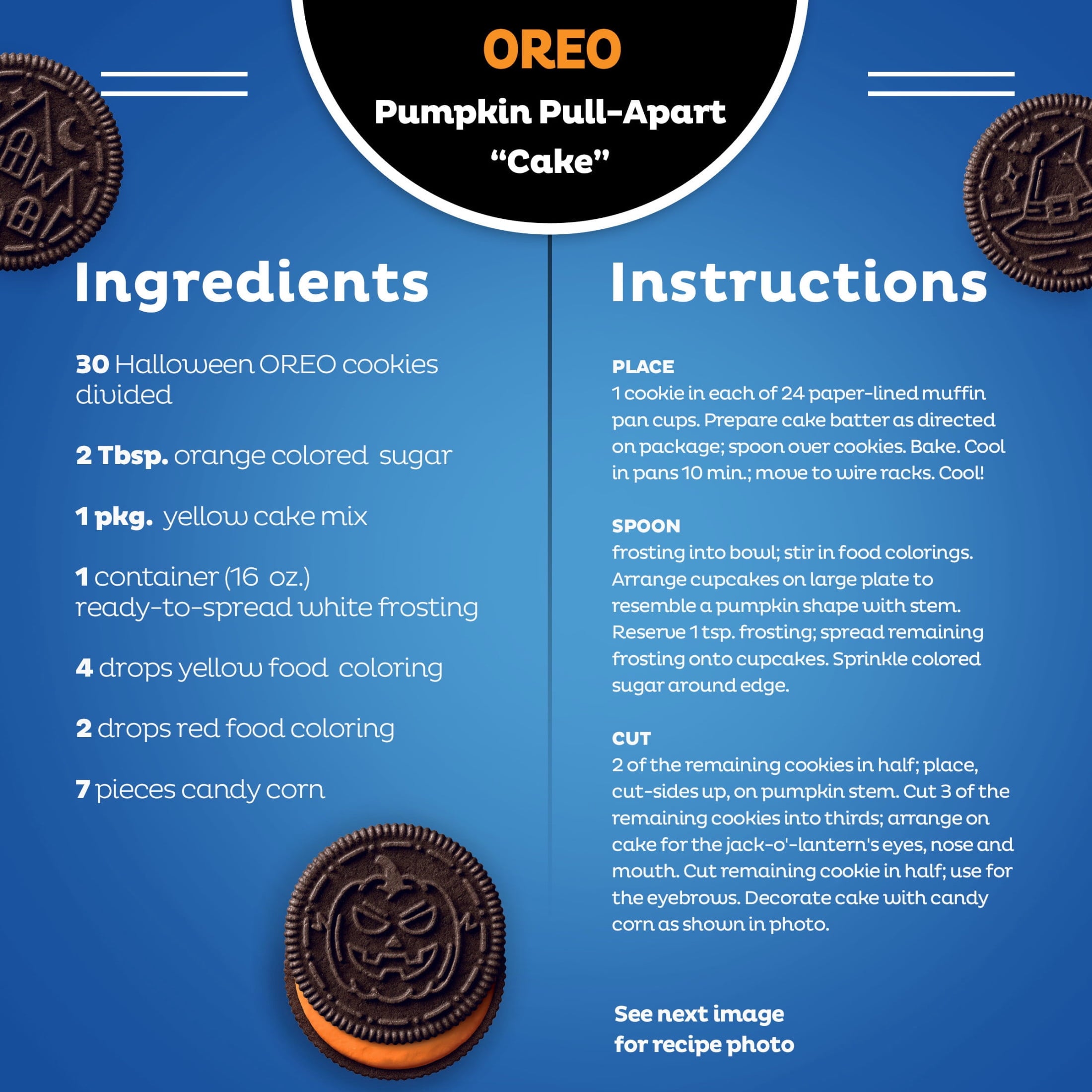OREO Boo! Trick or Treat Halloween Cookies Variety Pack, 20 Snack Packs (2 Cookies Per Pack)
