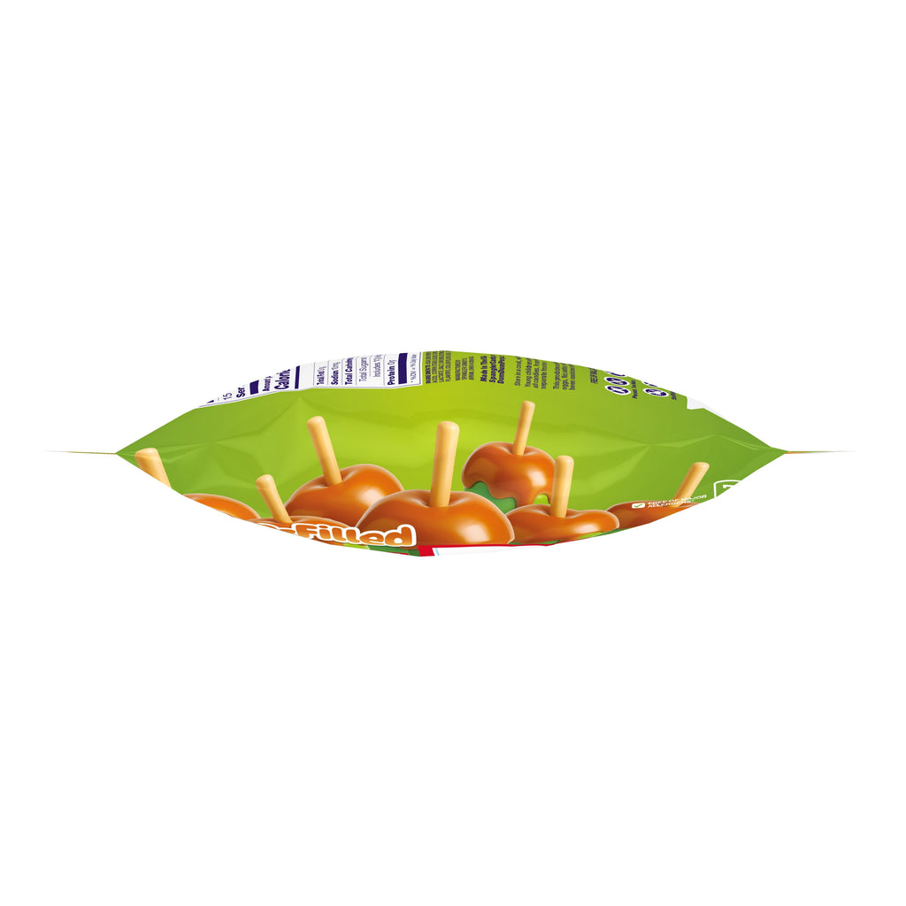 Dum Dums Jumbo Caramel Apple Flavored Lollipops, Filled Halloween Candy, 8.8 oz Bag