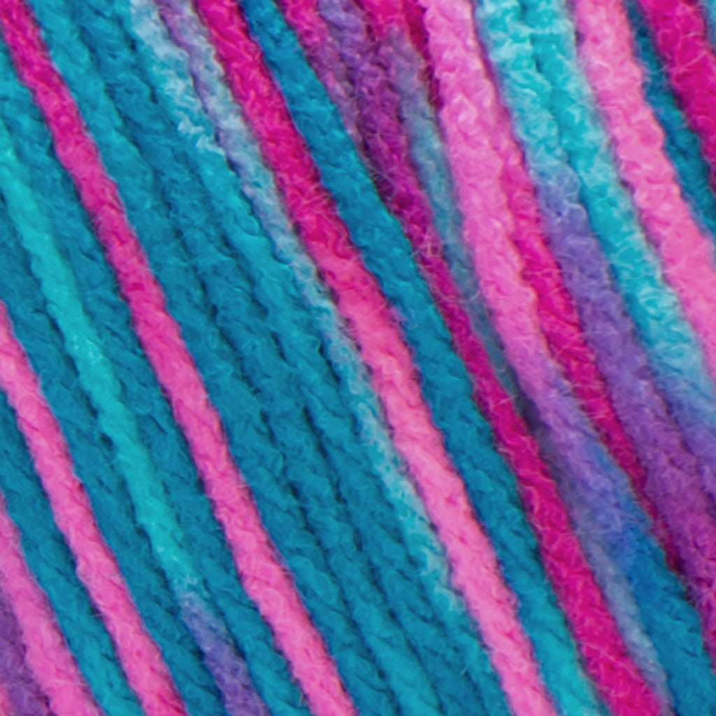 Red Heart® Super Saver® 4 Medium Acrylic Yarn, Bonbon Print 5oz/142g, 236 Yards